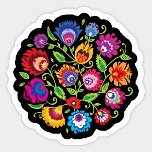 Folklore from Poland Sticker